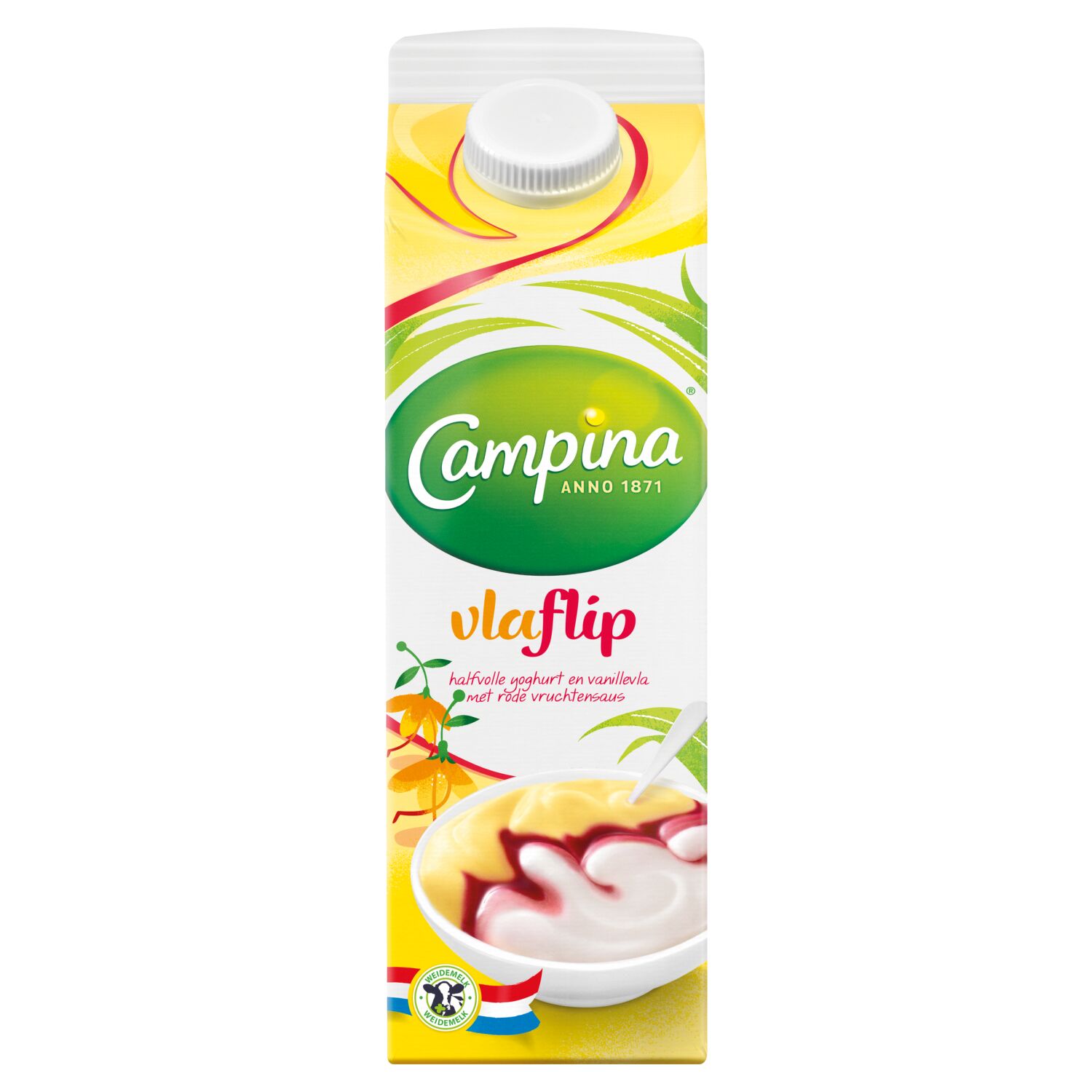 Afbeeldingen van vla flip vanille