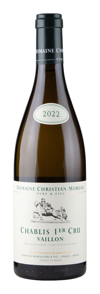 Christian Moreau Chablis 1er Cru Vaillon 2022