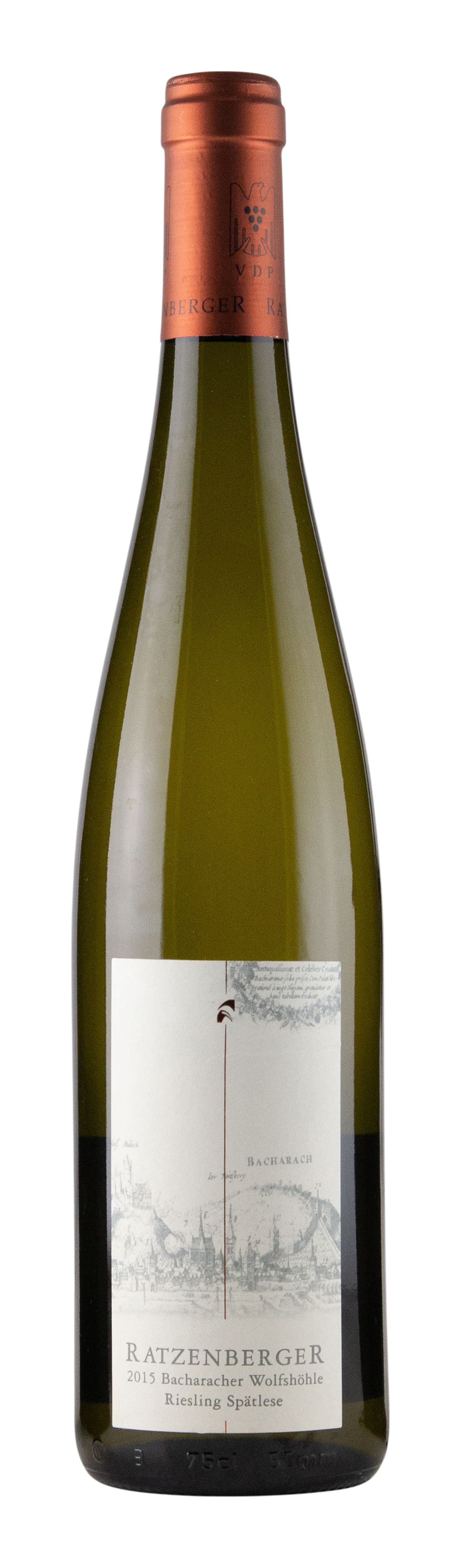 Ratzenberger Bacharacher Wolfshöhle Riesling Spätlese 2018