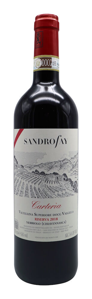 Sandro Fay Valtellina Superiore Valgella Riserva Carterìa 2017