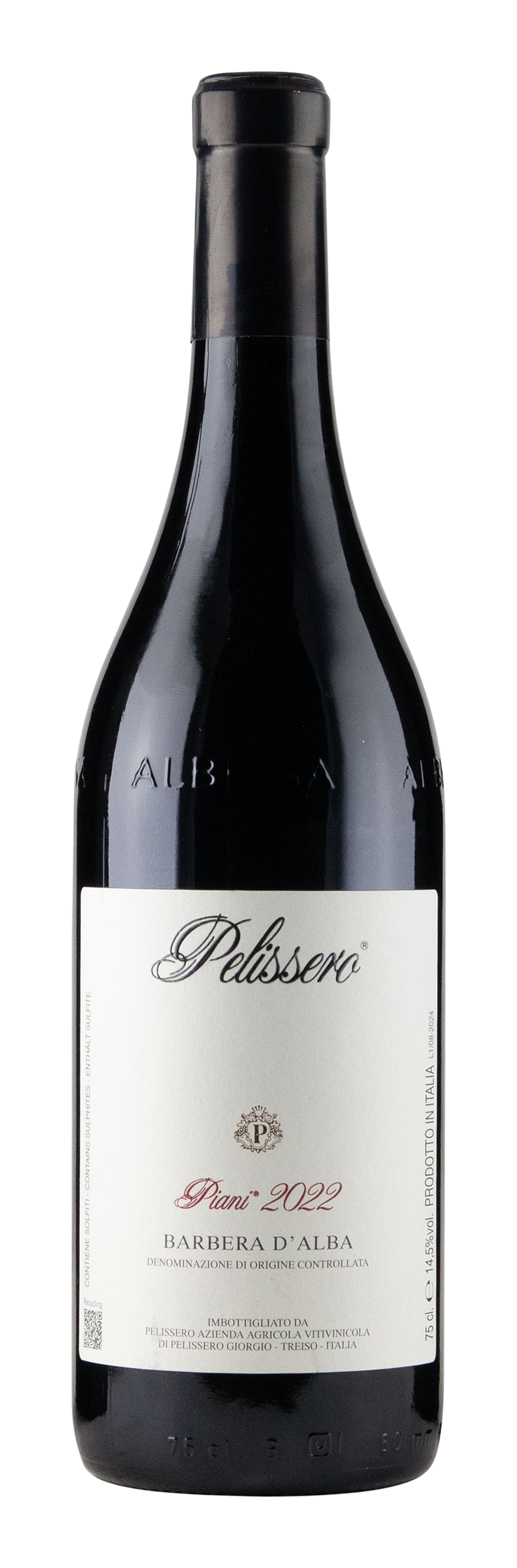 Pelissero Barbera d'Alba Piani 2023