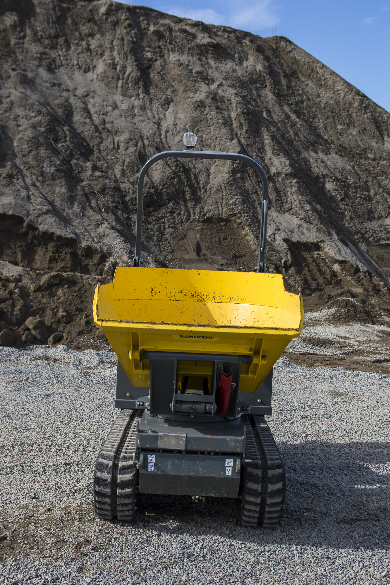 Dumper bandburen roterande bask < 1.5 T