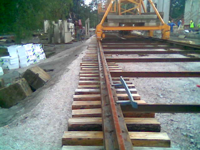 Crane track