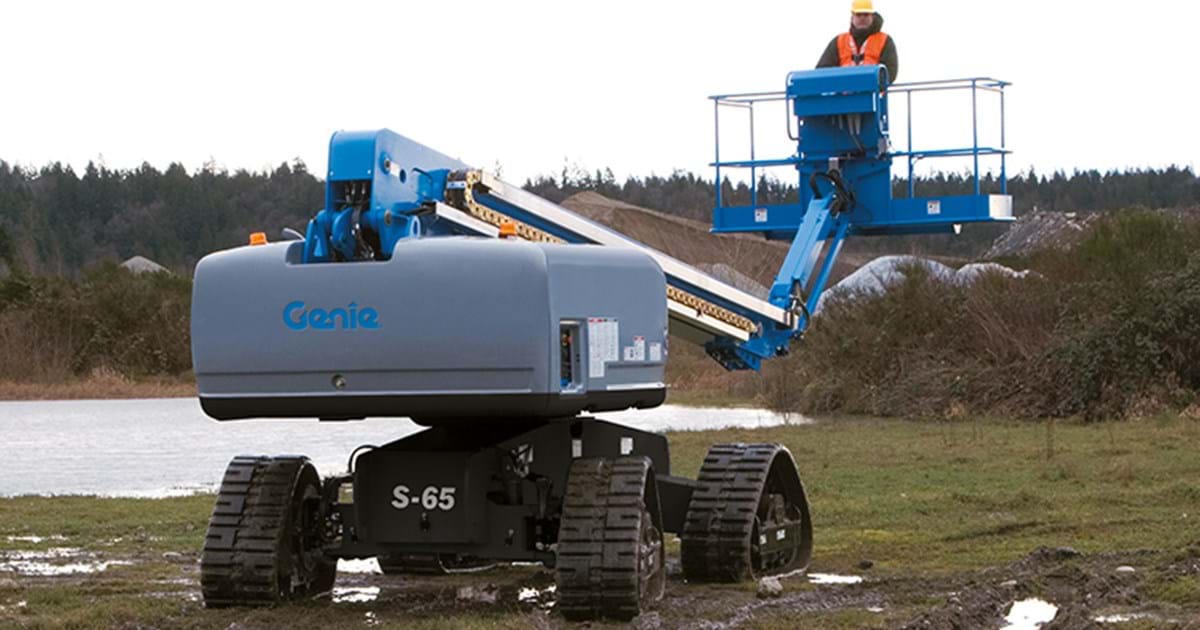 Telescopic lift diesel, platform height 19.8m GENIE S65