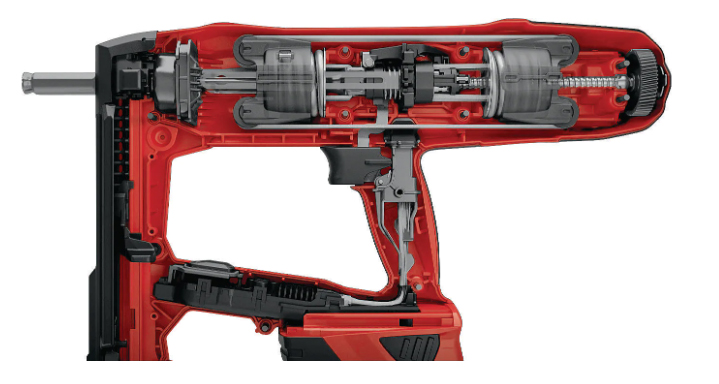 Bultpistol, batteridriven, spiklängd 14–45 mm HILTI BX3-ME