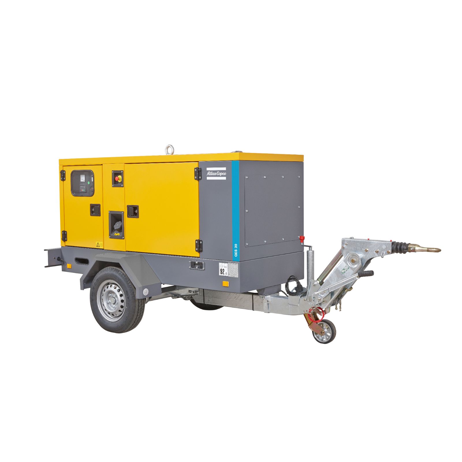 Hinattava generaattori 30 kVA, diesel ATLAS COPCO QES30