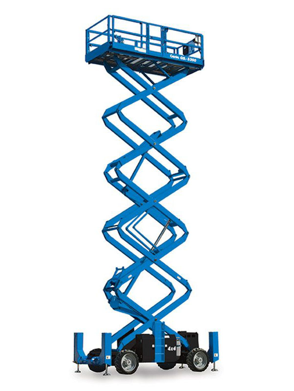 Saxlift diesel, plattformshöjd 10m dubbla utskjut GENIE GS3390RT