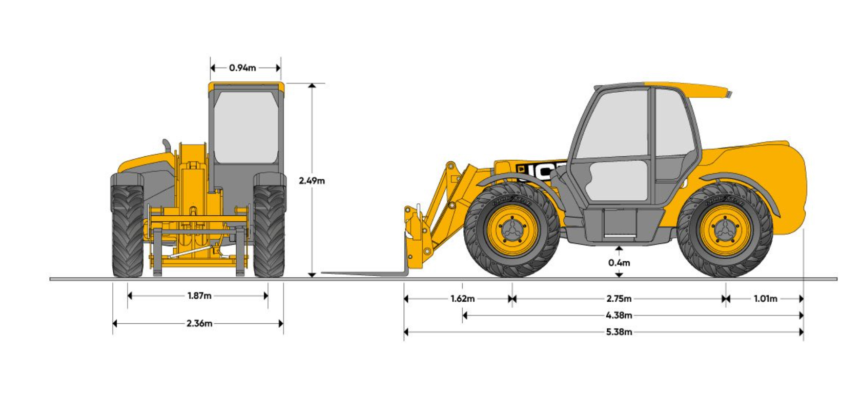 Telehandler 10,2 m JCB 533-105