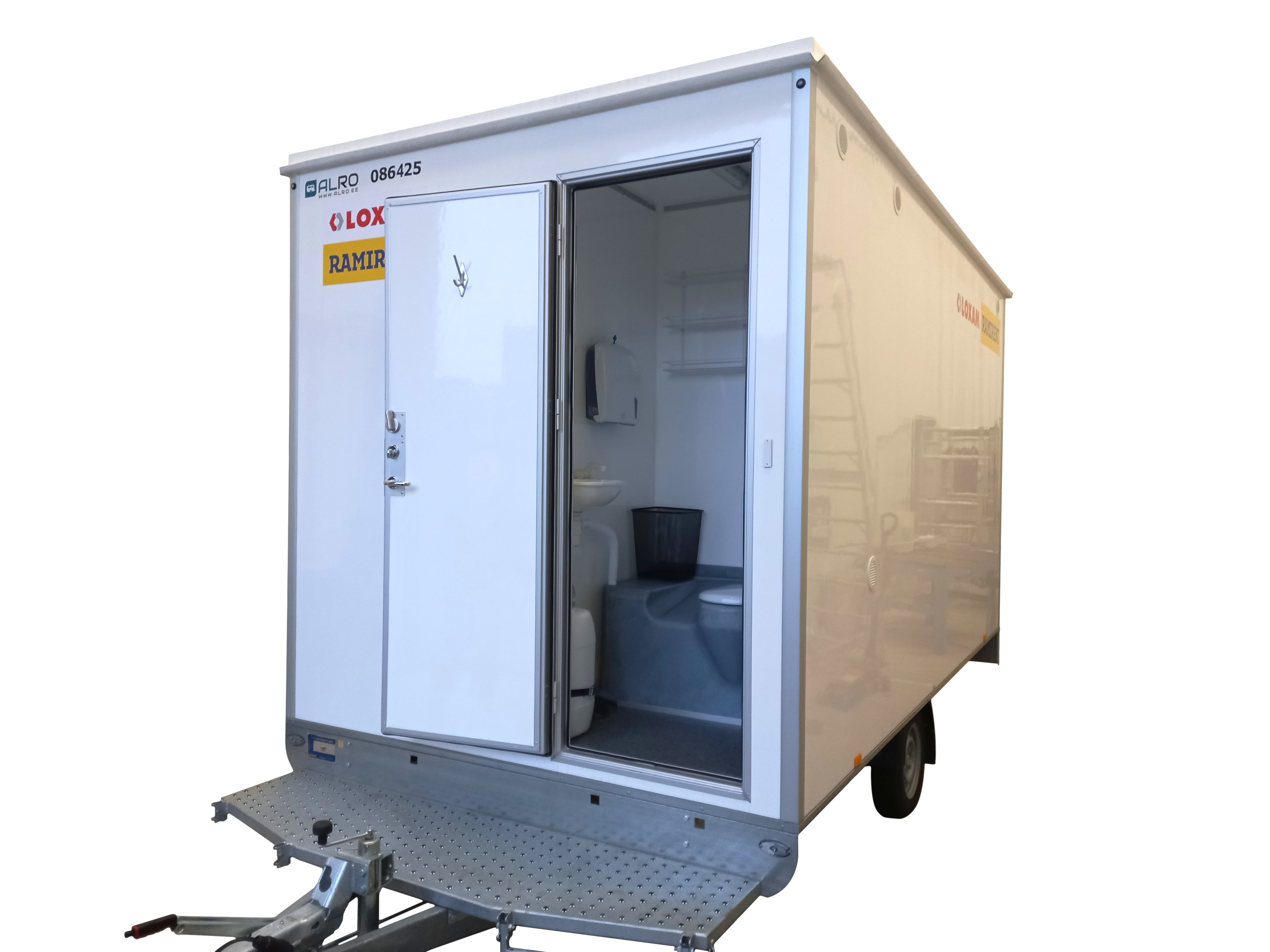 Rastvagn för 4-6 personer med toalett ALRO 6PB