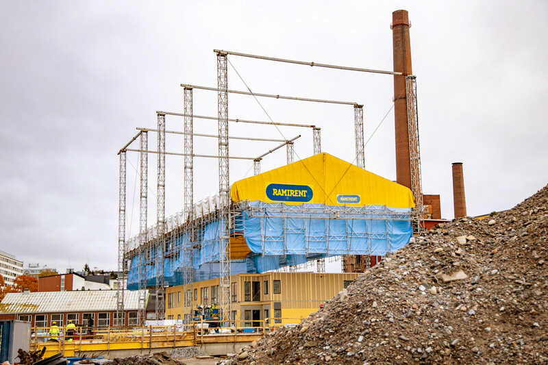 Tower S suoja Siltanosturilla Leveys 20 25 M Ramirent