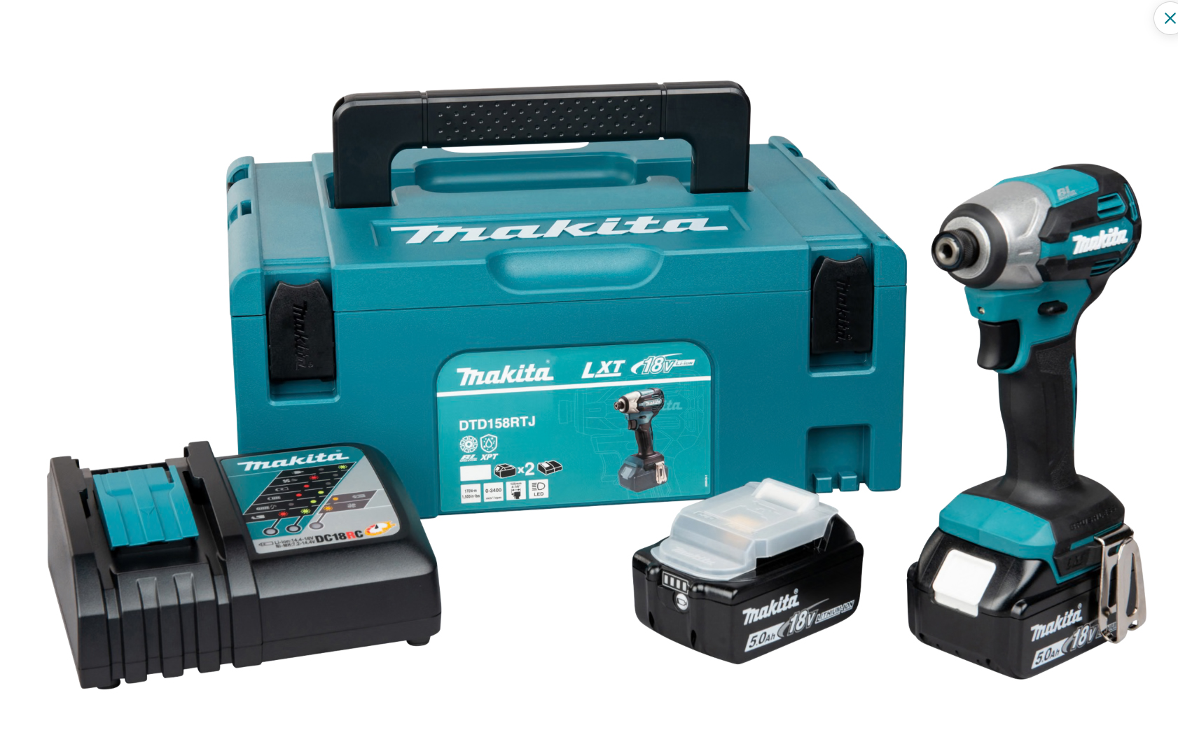 Iskevä akkuruuvinväännin MAKITA DTD158RTJ