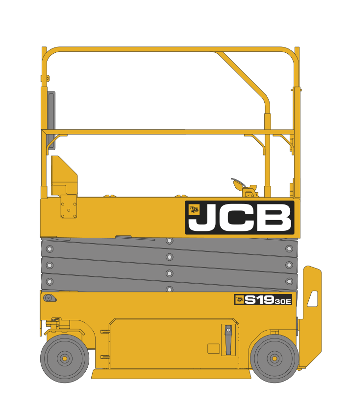 Saxlift batteri plattformshöjd 5,8 m JCB S1930E