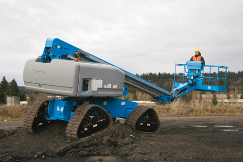 Diesel Powered Four-Tracks Telescopic Boom Lift GENIE S-65TRAX