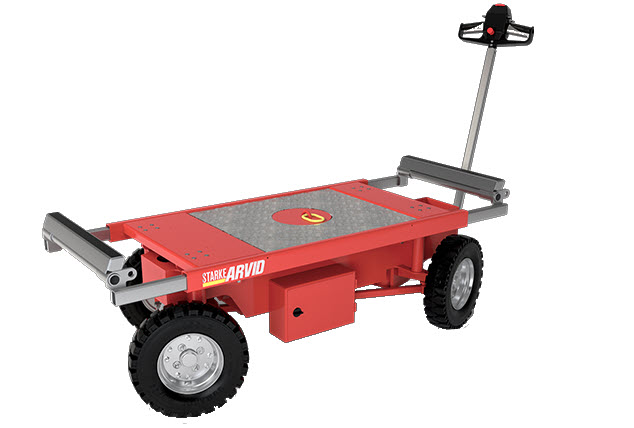 Transportvagn, höj- och sänkbar, batteridriven