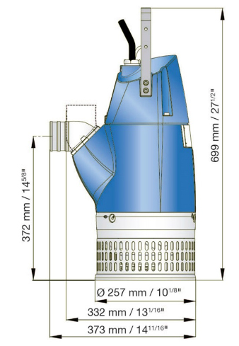 Centrifugalpump, eldriven SULZER XJ40