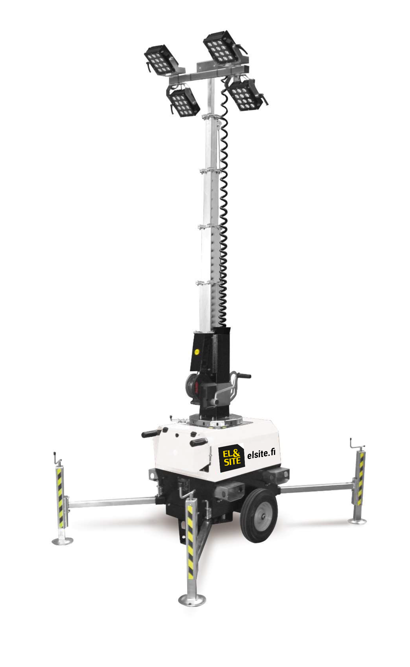 Telescopic LED Light Mast EL&SITE X-CHAIN