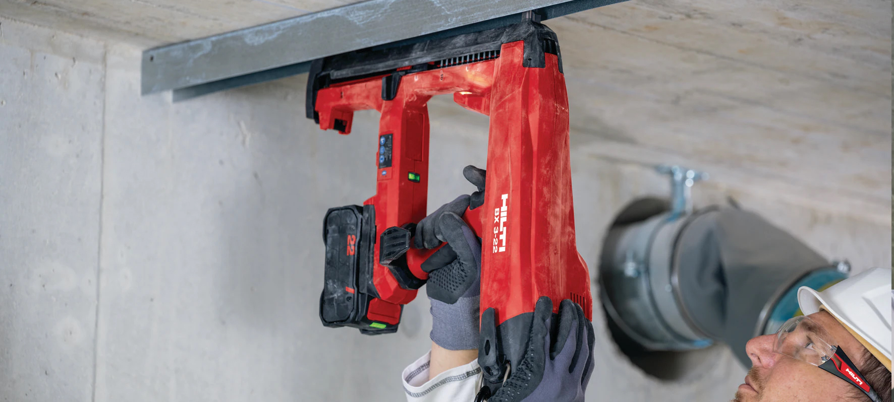 Akkutoiminen betoninaulain (pidemmät naulat) HILTI BX3-L-22