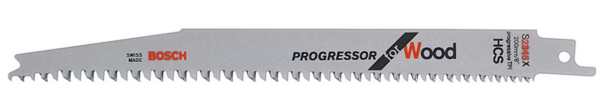 Reciprocating Saw Blade 200 mm S2345X, wood BOSCH S2345X