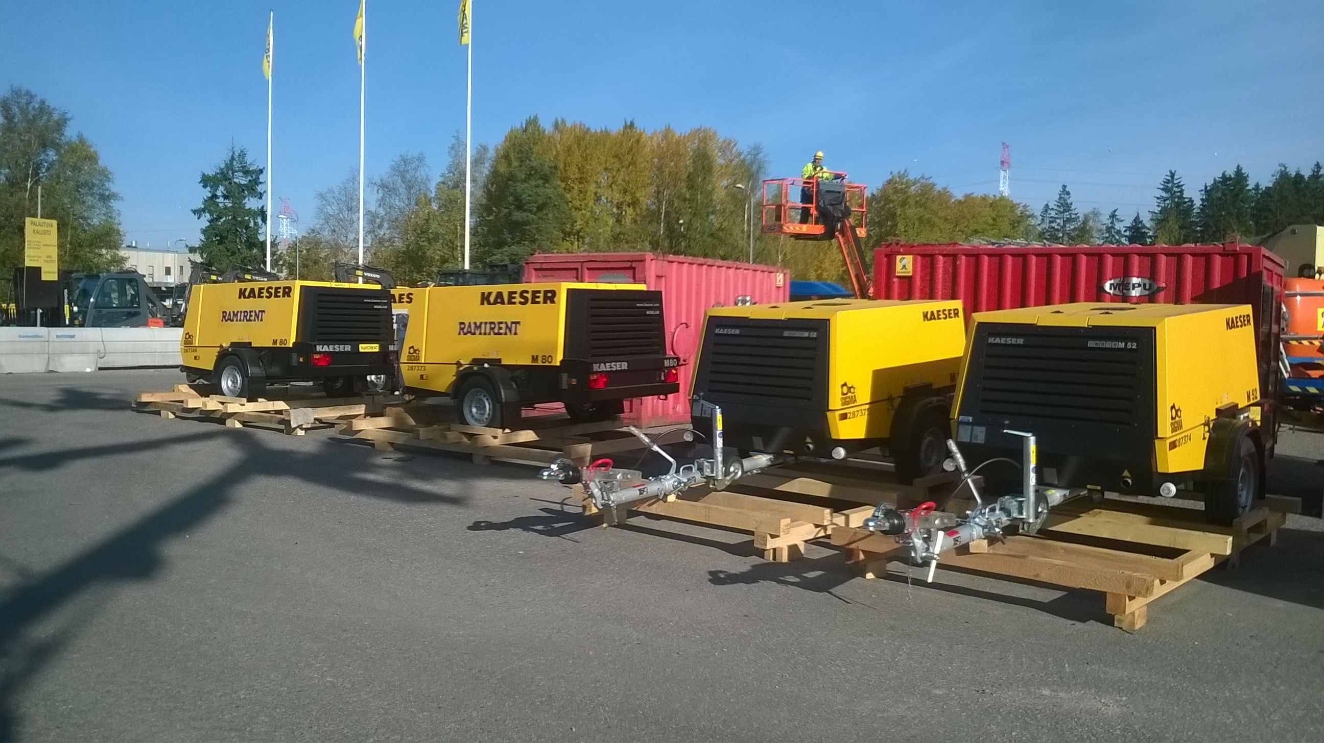 Kompressor 8,1 m³/min vid 7 bar KAESER M80
