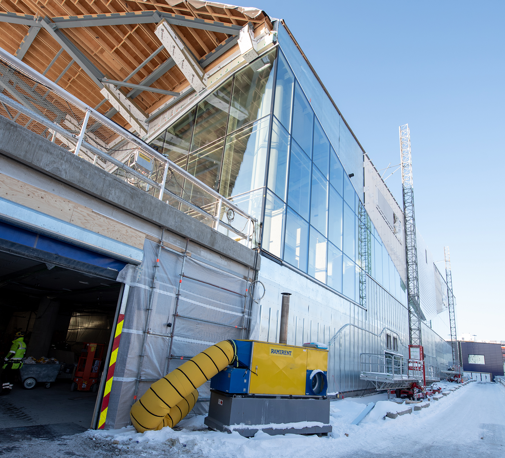 Heatmobilin puhallusletku 560 mm 7,5m