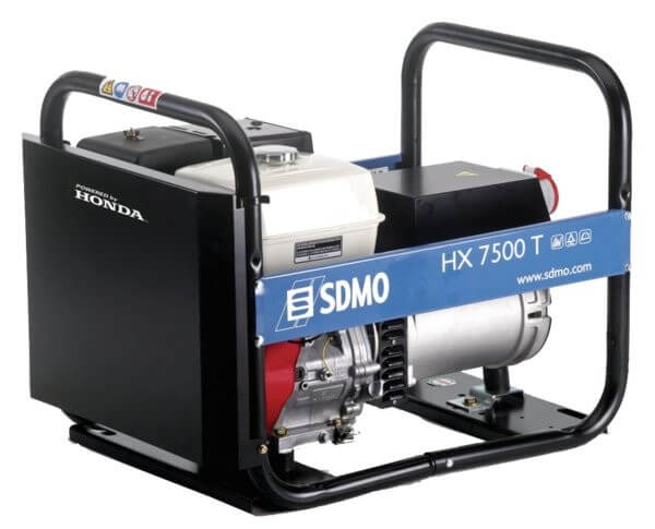 Petrol Powered Generator 7,5 kVA SDMO HX7500T