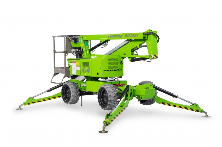 Vikbomslift diesel/batteri plattformshöjd 10,65 m NIFTY SD120T