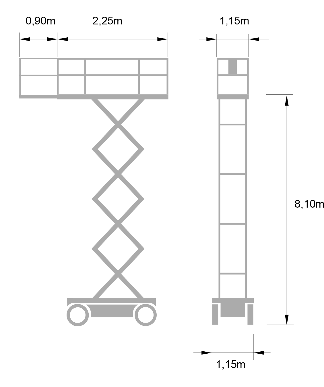 Electric Scissor Lift JCB S2646E