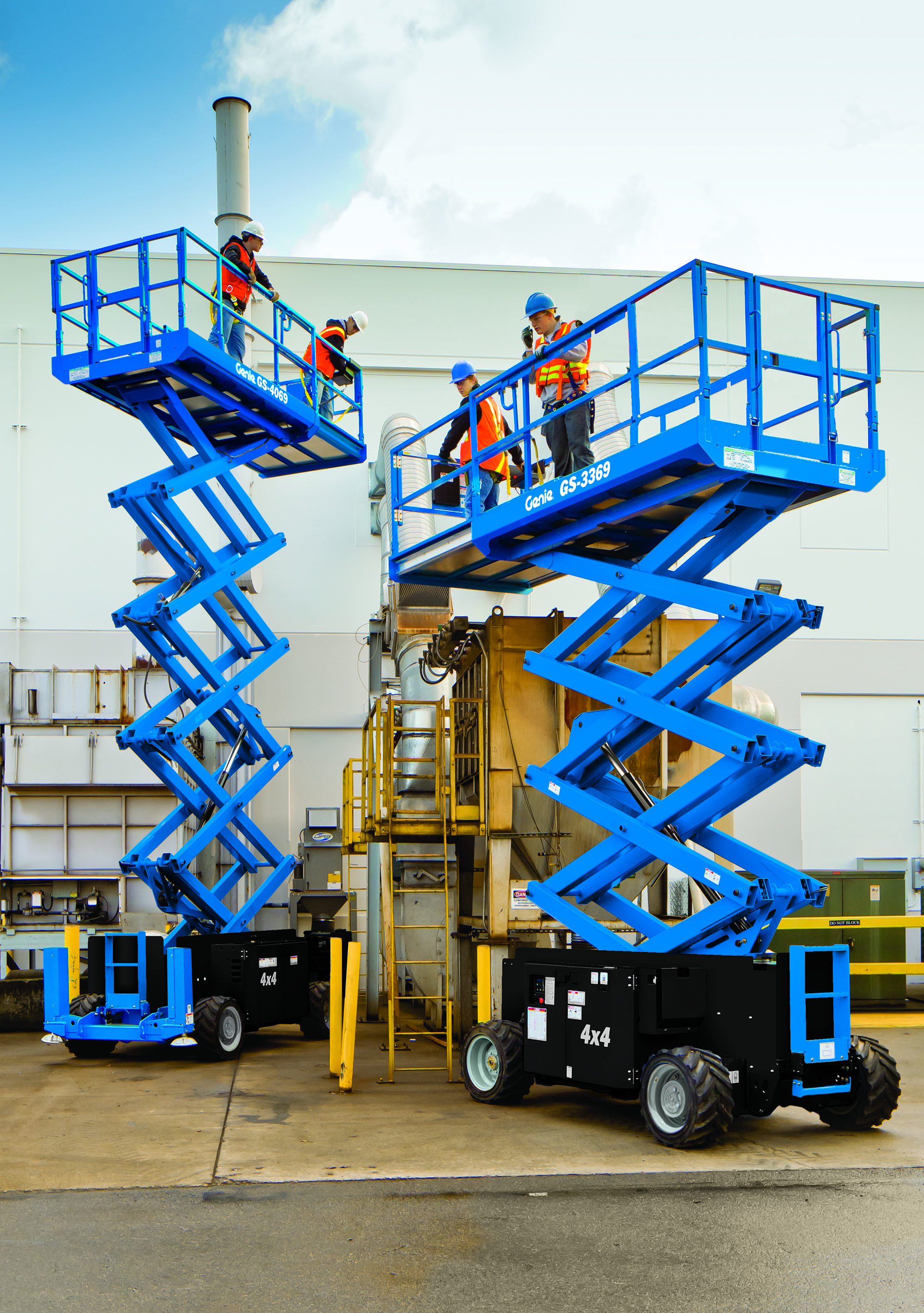 Scissor Lift diesel, platform height 9.7 m GENIE GS3268RT