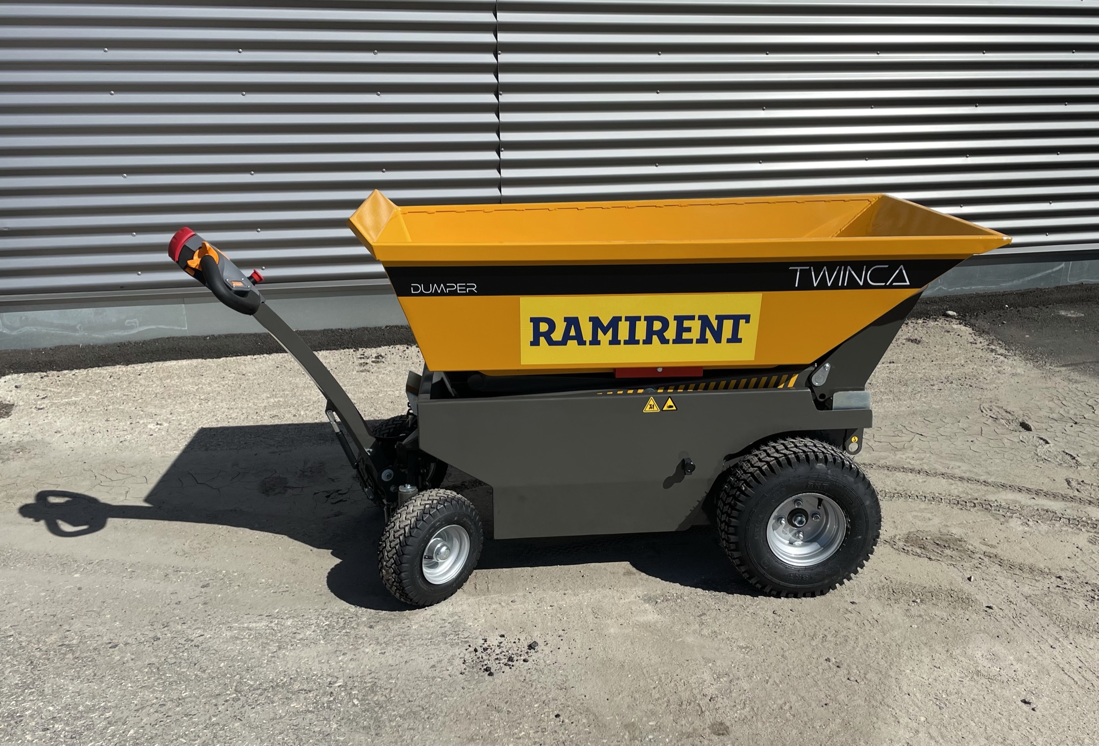 Batteridriven minidumper 800 kg TWINCA ES800
