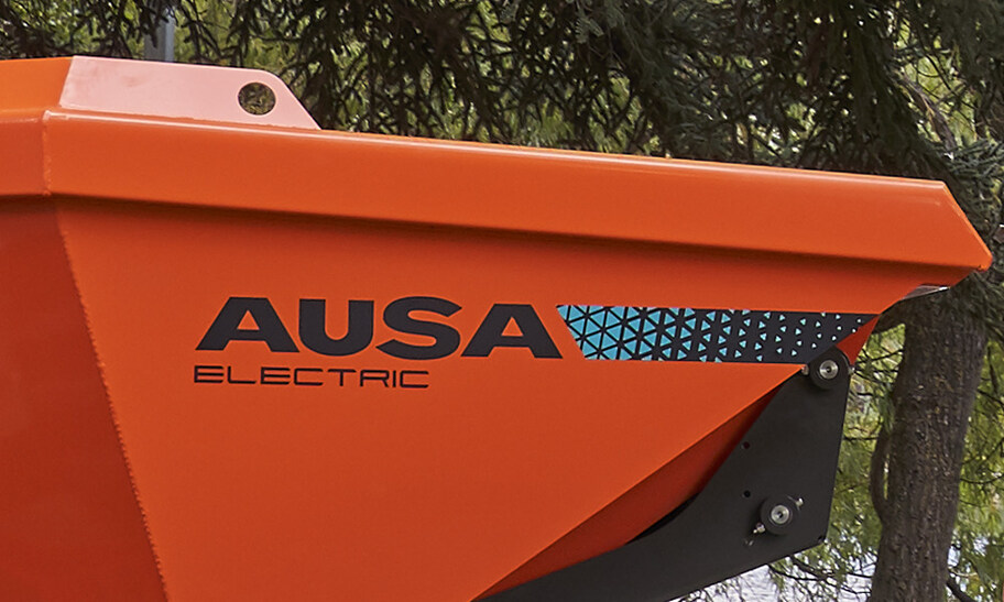 Dumper hjulburen batteridriven 1T med svängbord