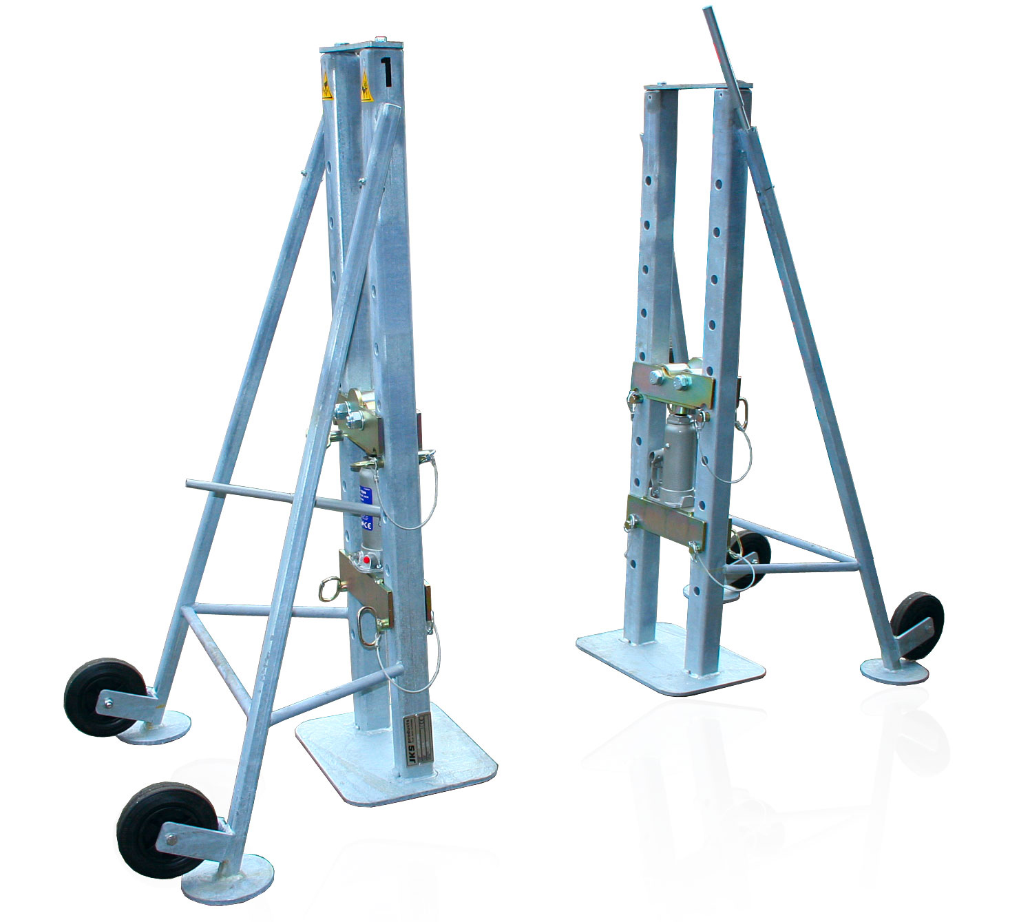 Hydraulic Reel Stand with Bearings