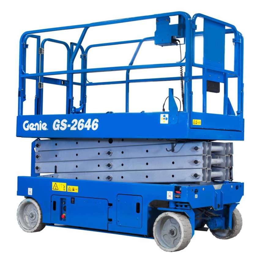 Akkukäyttöinen saksilava GENIE GS2646