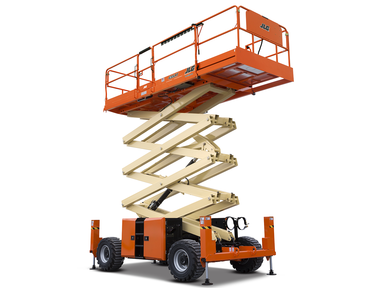 Saxlift diesel plattformshöjd 13,11 m JLG 430LRT
