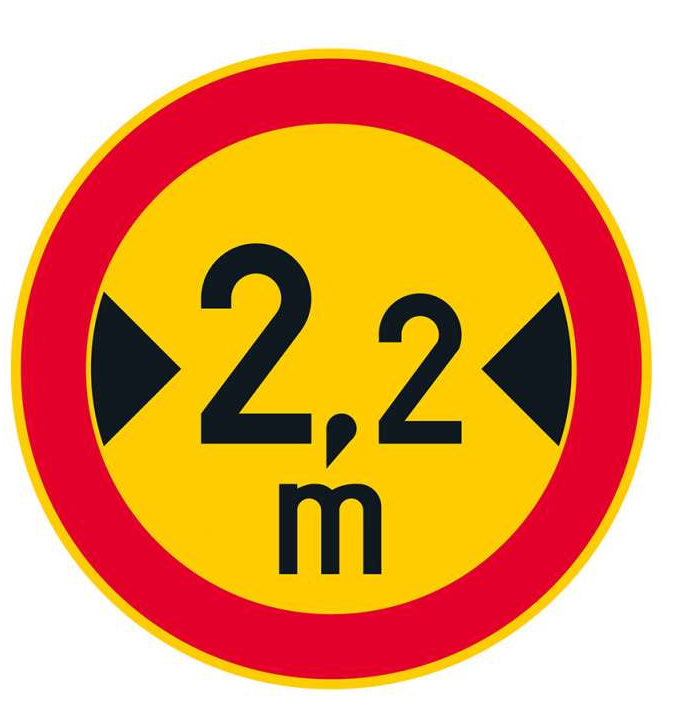 C21 Maximum permissible width of the vehicle