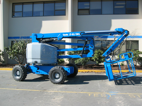 Vikbomslift diesel, plattformshöjd 15,6m GENIE Z51/30JRT