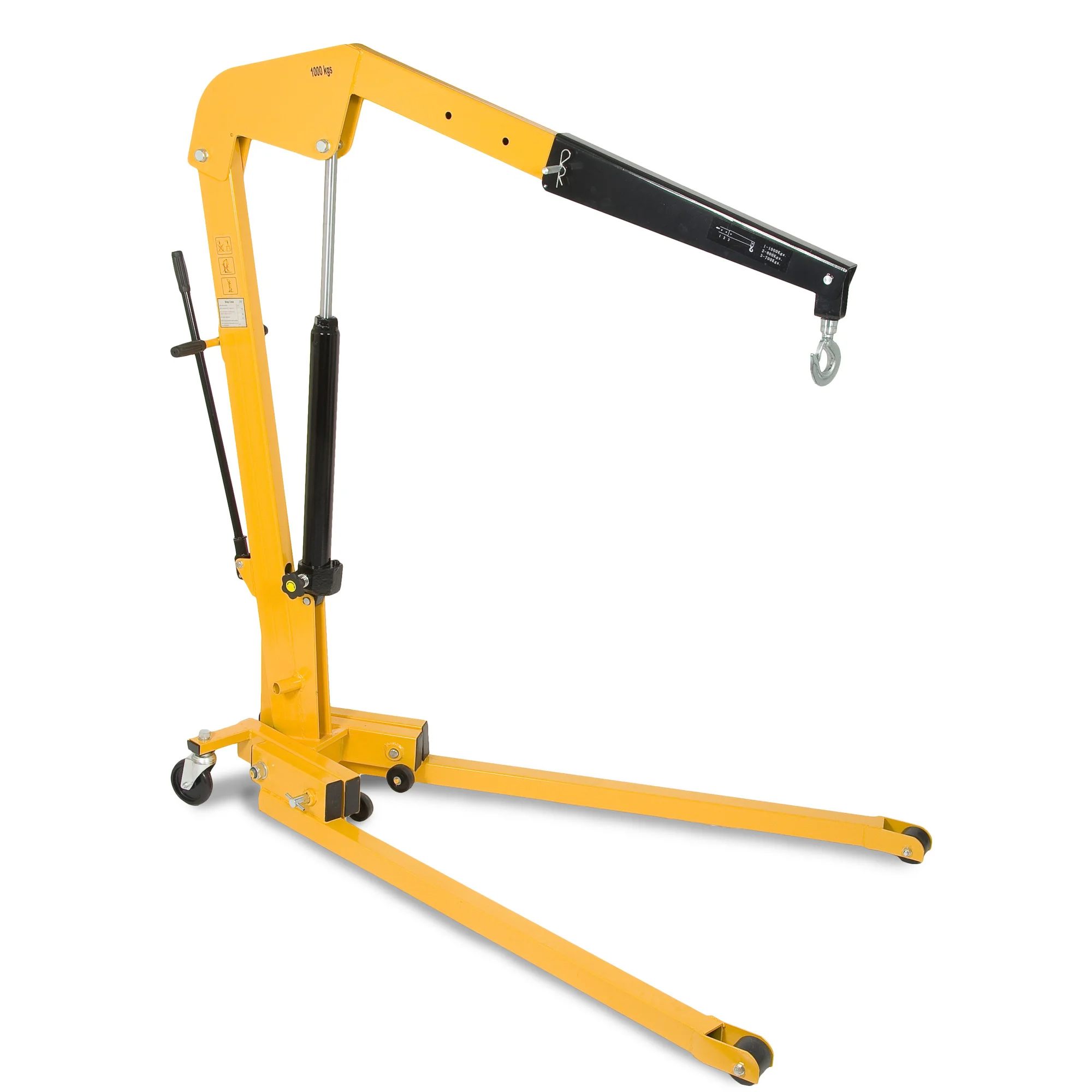 Foldable Beam Lift 1000 kg HAKLIFT WORKSHOP CRANE HYDRAULIC1T