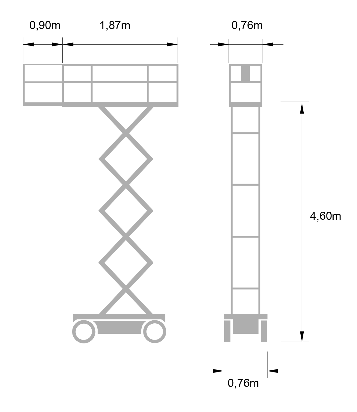 Electric Scissor Lift JCB S1530E