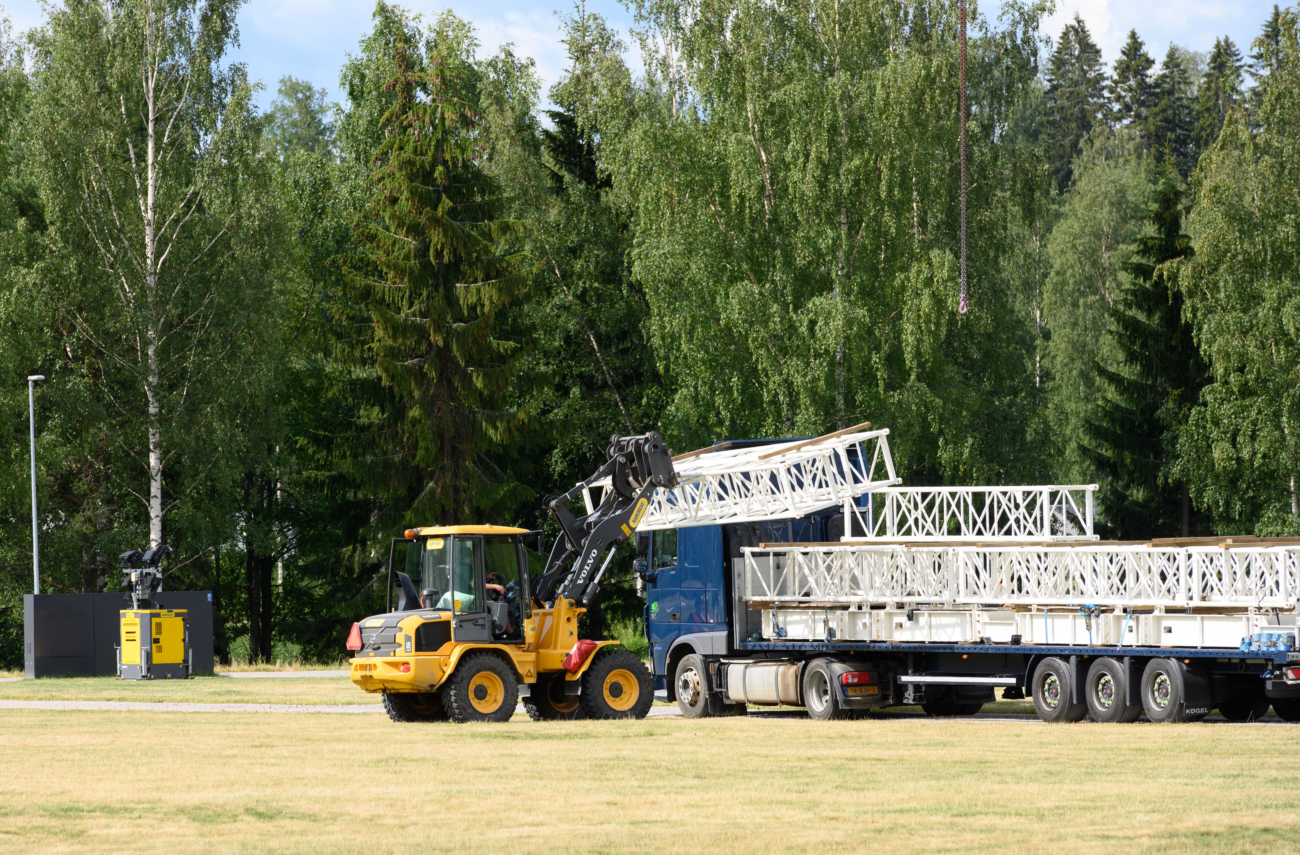 Dieselkäyttöinen minipyöräkuormaaja 4 t VOLVO L25F