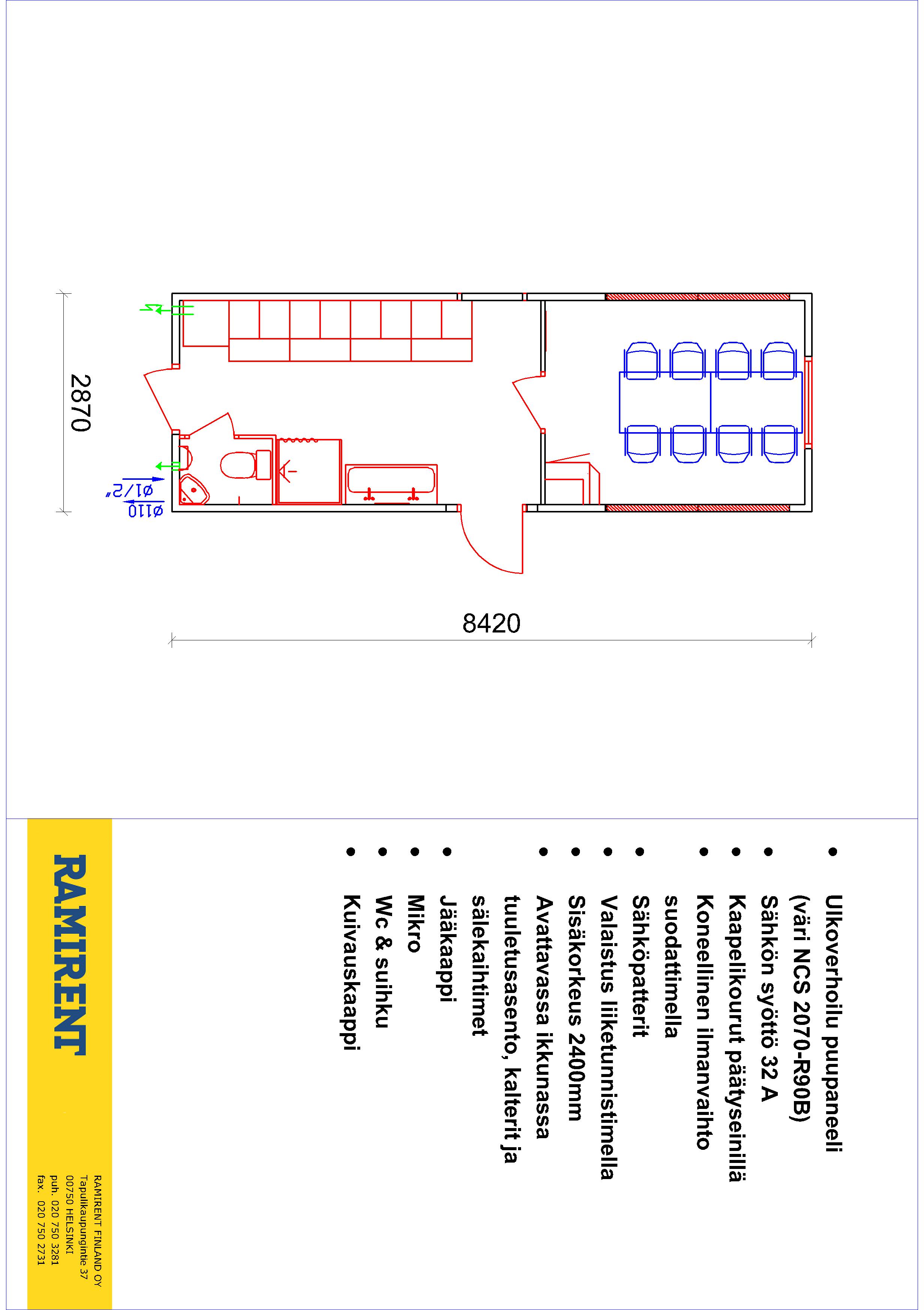 Personalmodul 8 pers. MOELVEN OMTDW6BL-K REV A