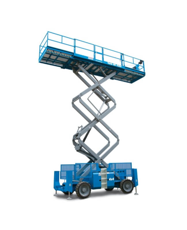 Saxlift diesel, plattformshöjd 10m dubbla utskjut GENIE GS3390RT