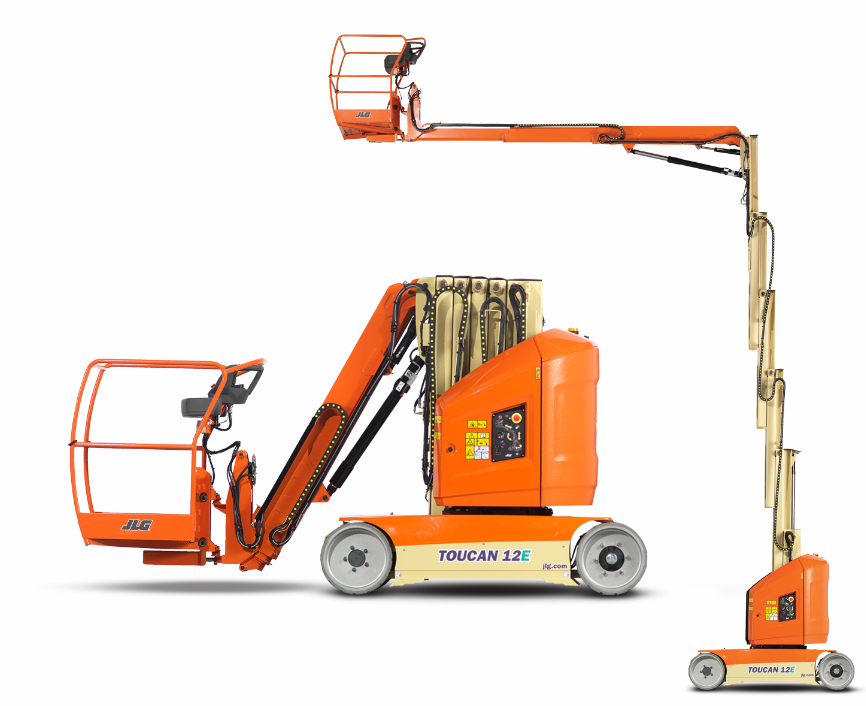 Battery Powered Mast Boom Lift with Jib JLG TOUCANT12E PLUS