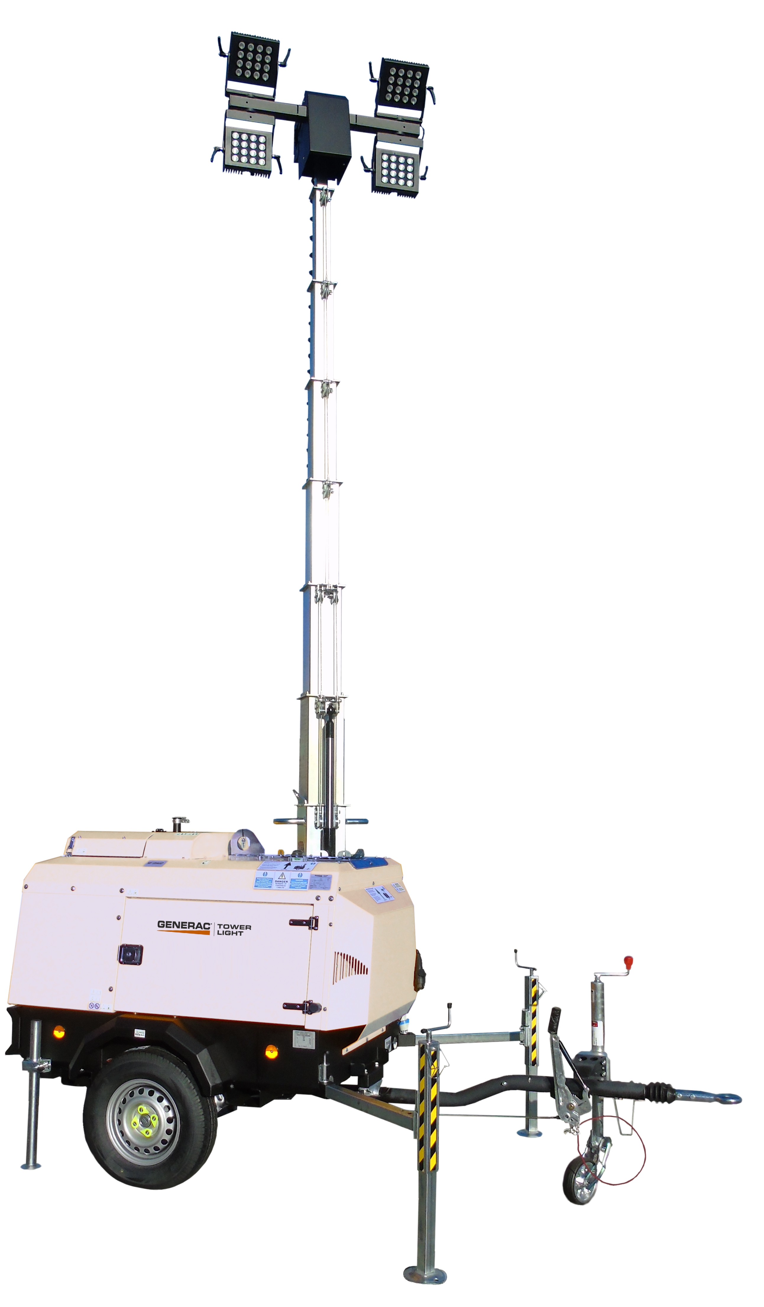 Lighting Mast with Power Station 8,5 m GENERAC VT-HYBRID