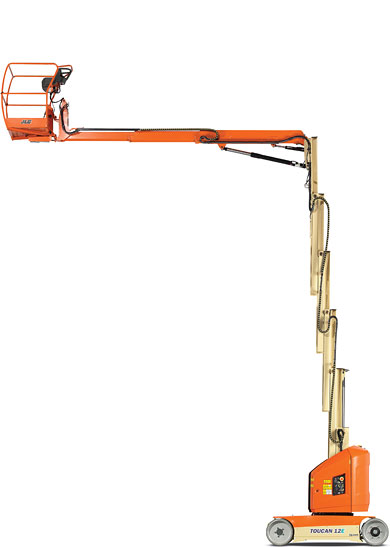 Battery Powered Mast Boom Lift with Jib JLG TOUCANT12E PLUS
