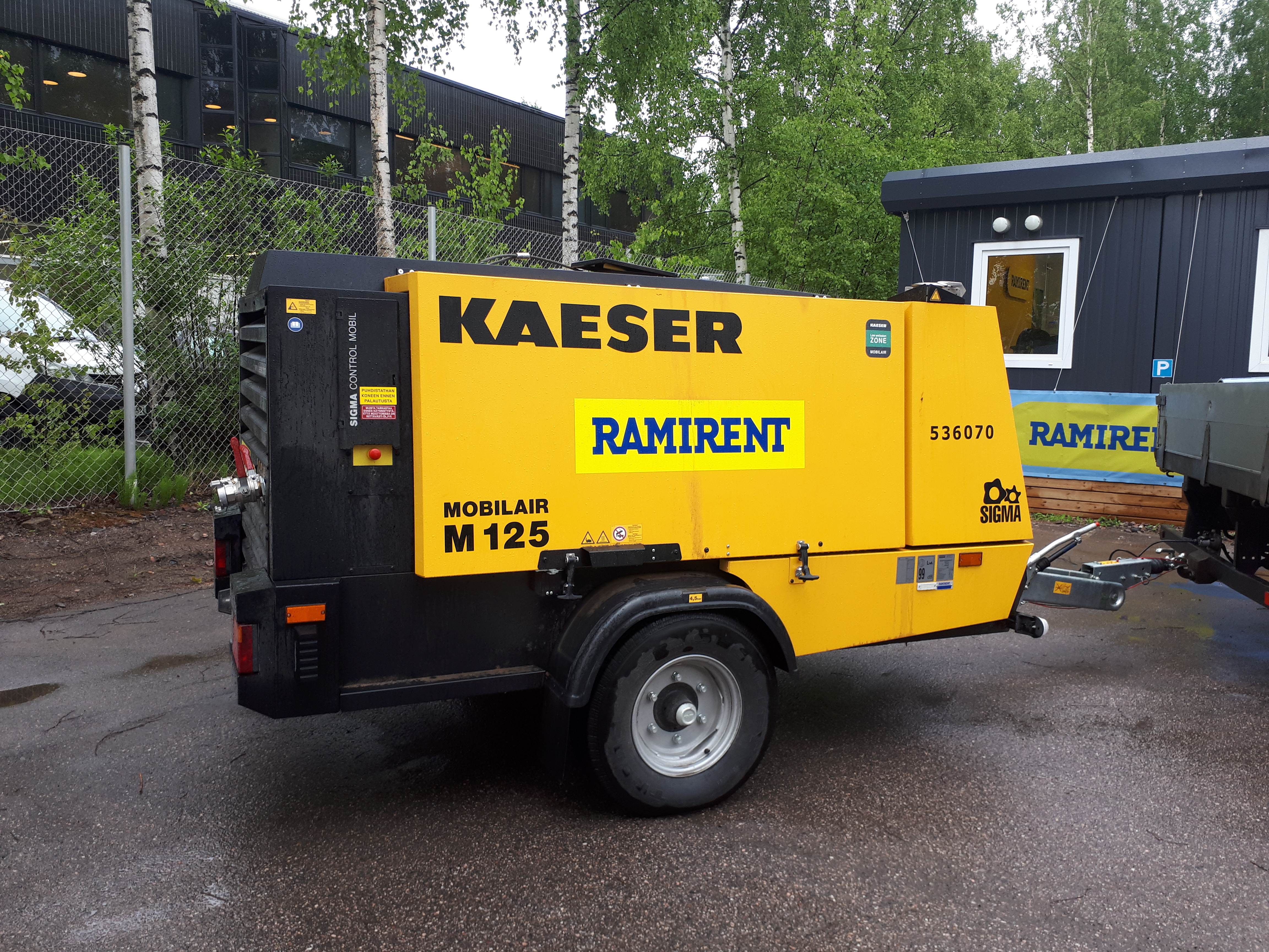 Diesel Powered Mobile Compressor 11,5 m³/min KAESER M125