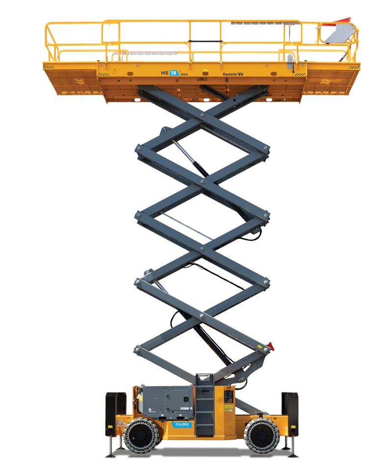 Saxlift hybrid plattformshöjd 16 m (kort utskjut)