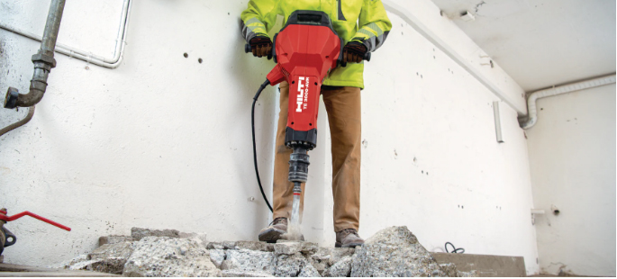 Demolition Hammer 27,1 kg 7 68 J HILTI TE3000AVR