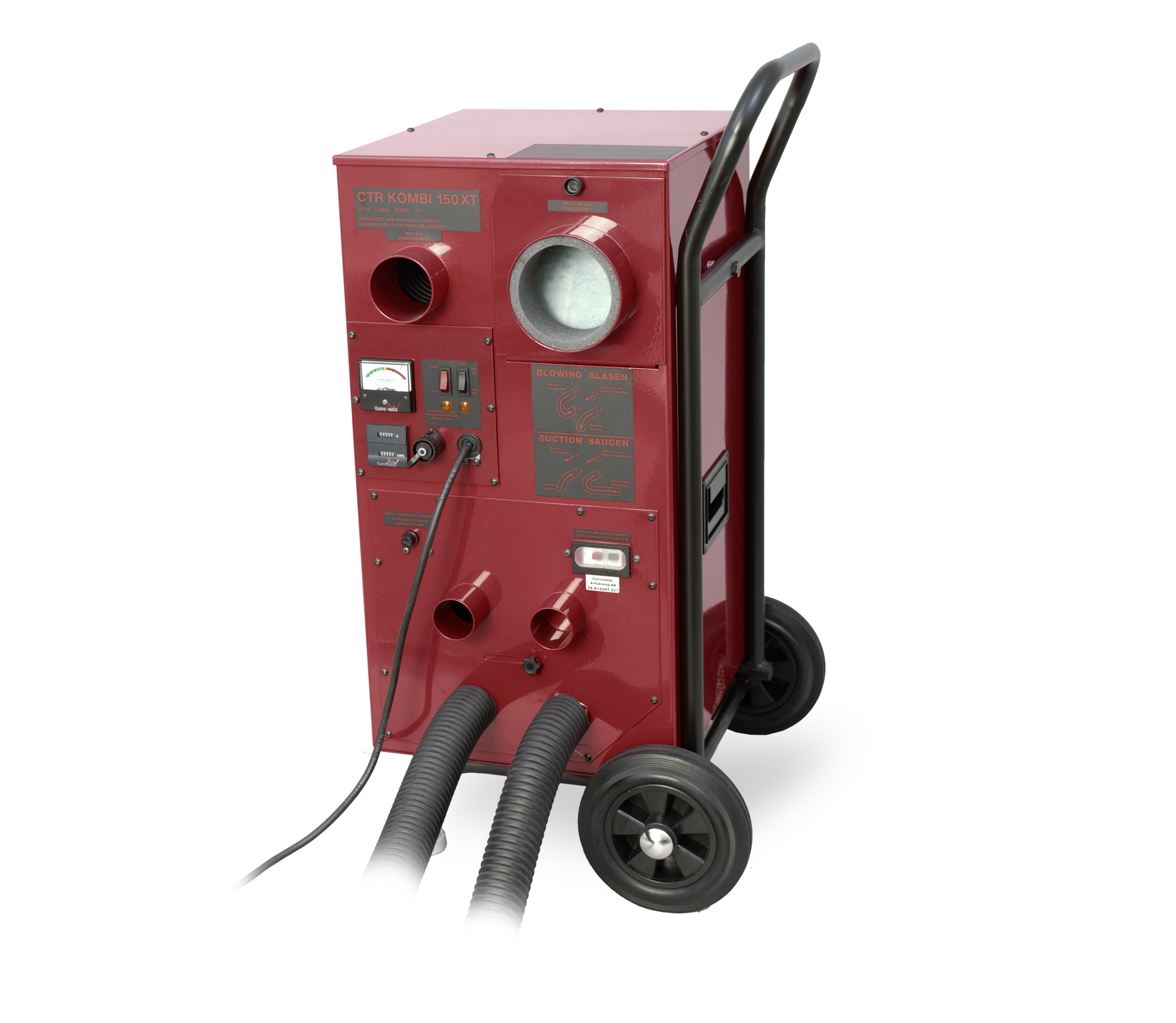 Combination Dryer 150 m³/h CORROVENTA CTRK150XT