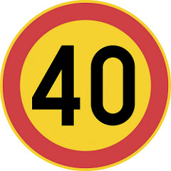 C32 Nopeusrajoitus 40 km/h