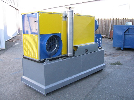 Oljedriven värmefläkt med tank 195 kW POLARTHERM HTL250OIL