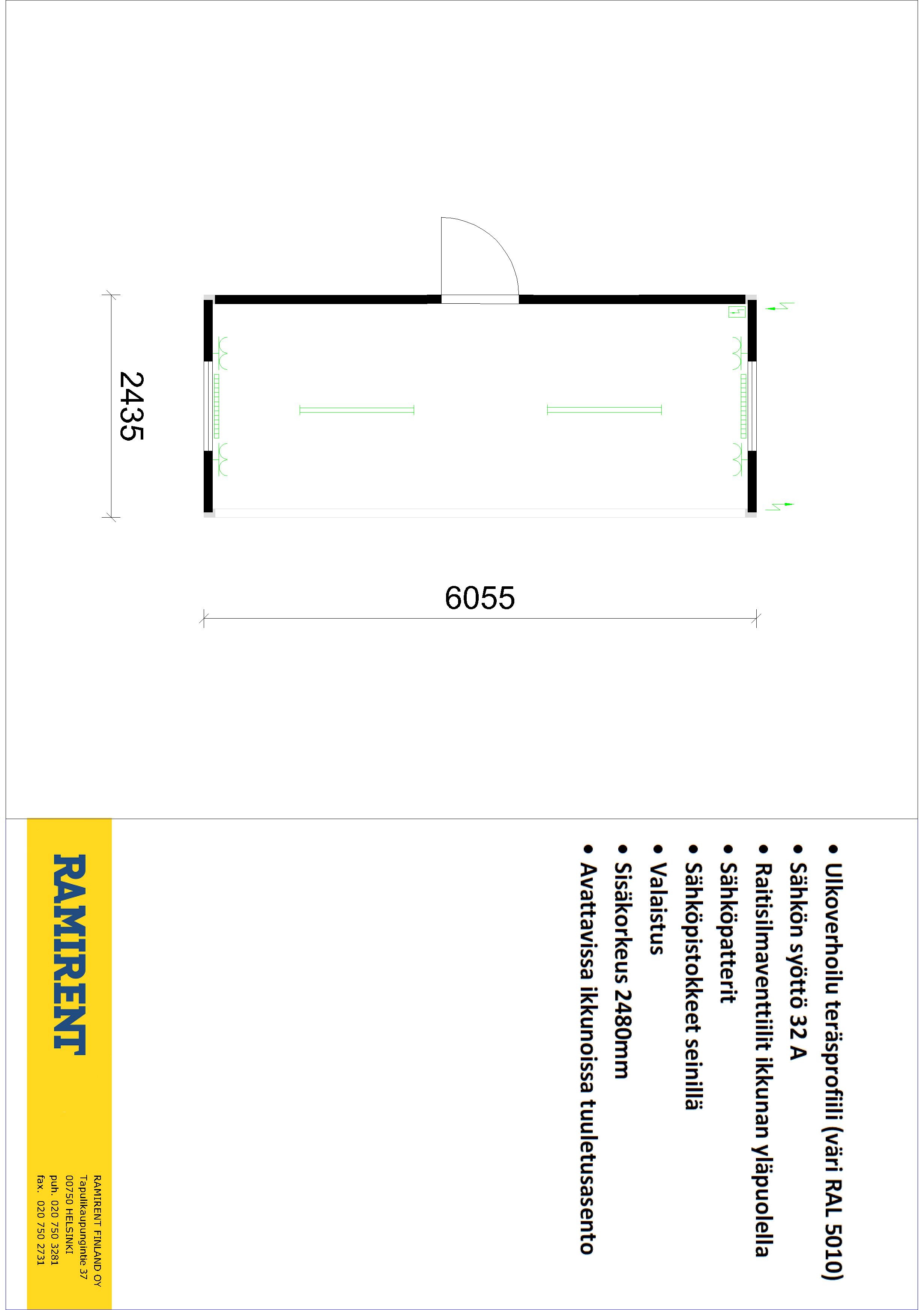 Steel Office Module T20' CONTAINEX 2028NO1LW